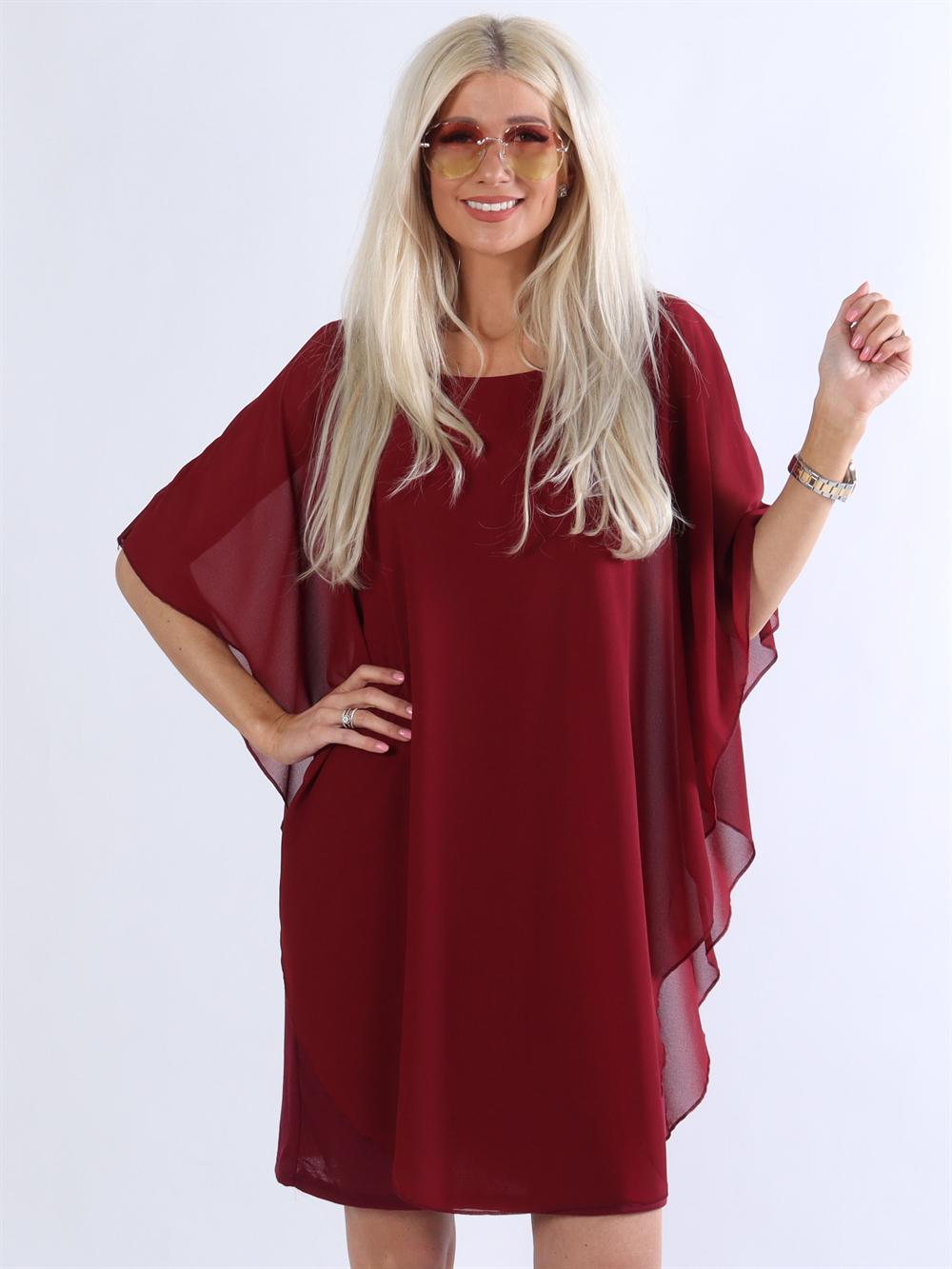Kenya - Tunikakjole med chiffonlag